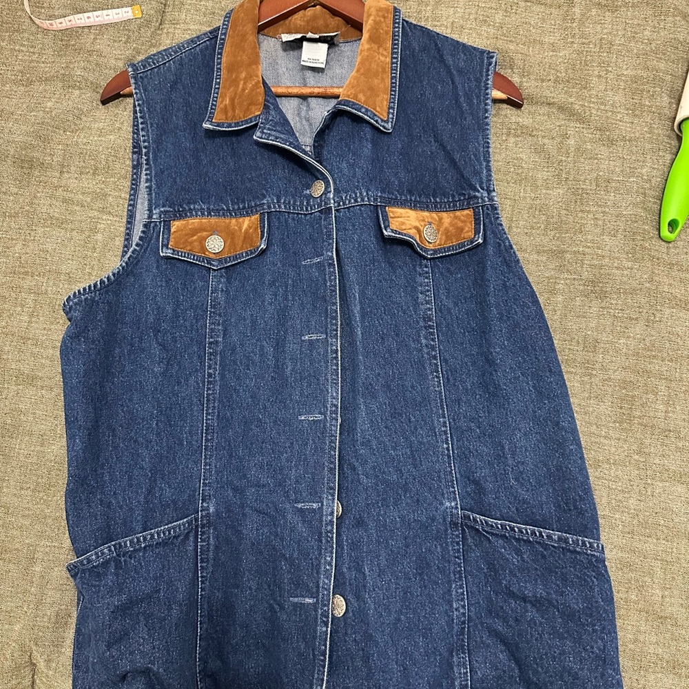 Vintage Stonebridge Denim Vest - Picture 7 of 7